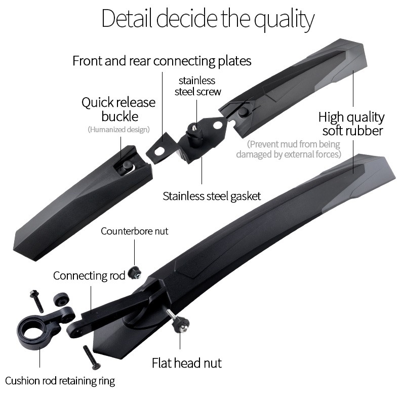 Bicycle mudguard BC-RL890F/R