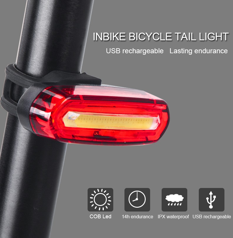 USB Rechargeable bike tail light BC-TL5434