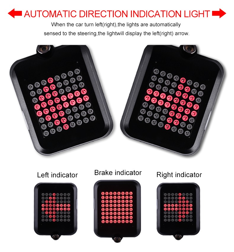 USB Rechargeable bike tail light BC-TL5450