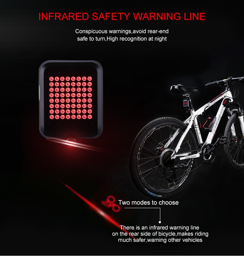 USB Rechargeable bike tail light BC-TL5450