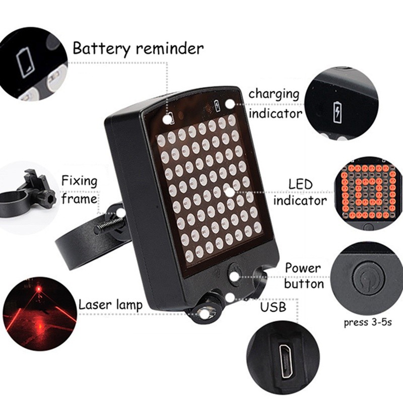 USB Rechargeable bike tail light BC-TL5470