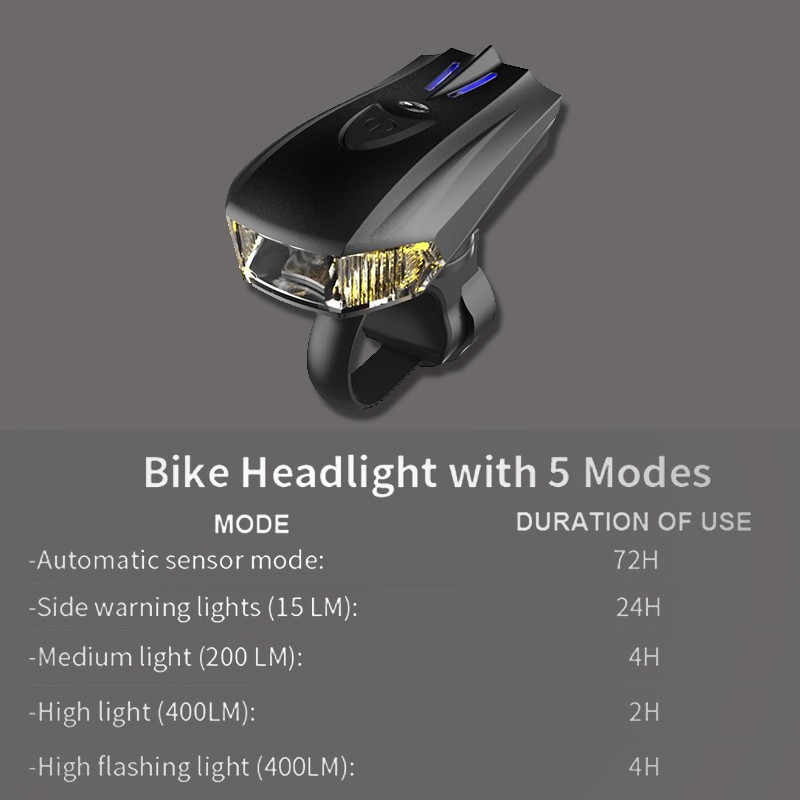 USB rechargeable bike front light BC-FL1542