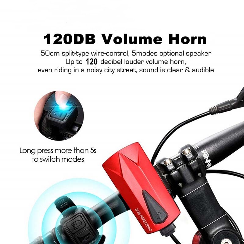 USB rechargeable bike front light BC-FL1593