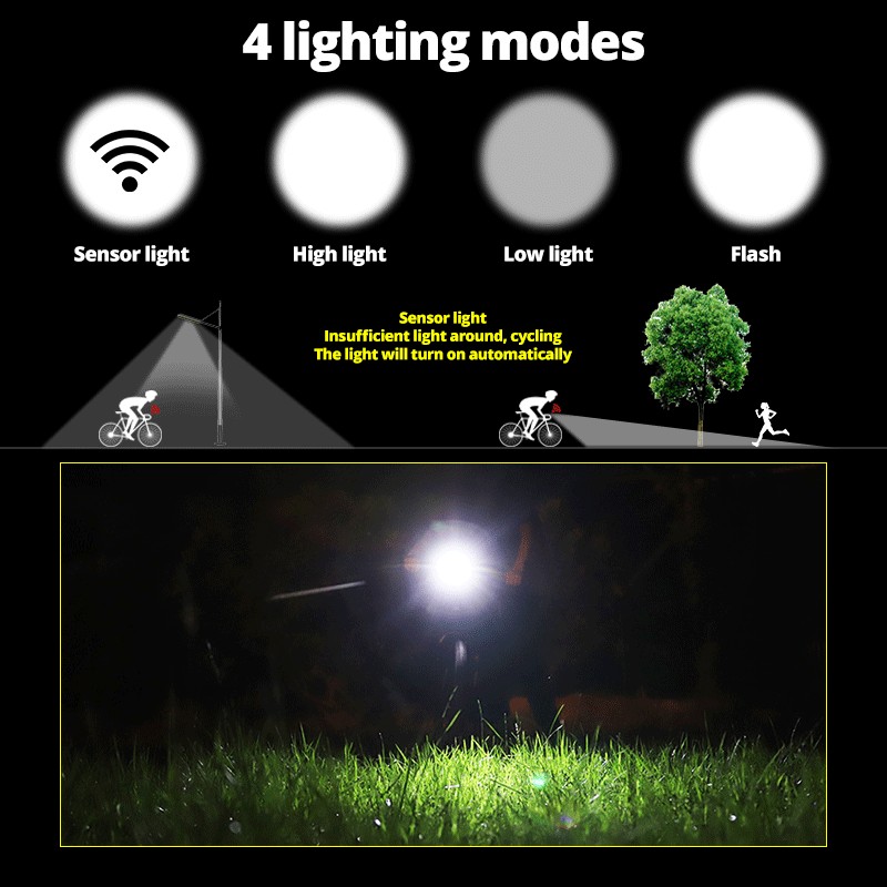 USB rechargeable bike front light BC-FL1617