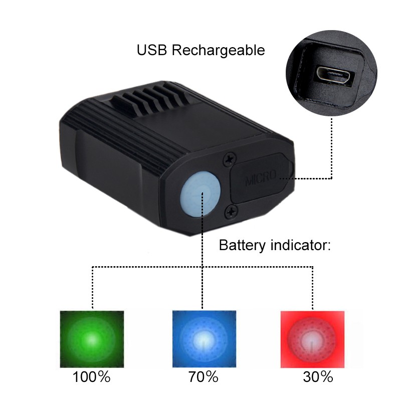 USB rechargeable bike front light BC-FL1646