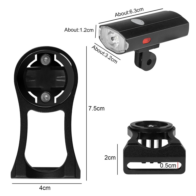 USB rechargeable bike front light BC-FL1649