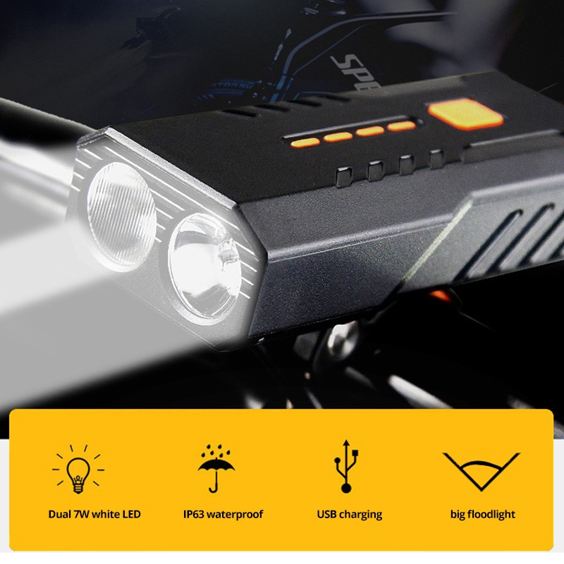 USB rechargeable bike front light BC-FL1651