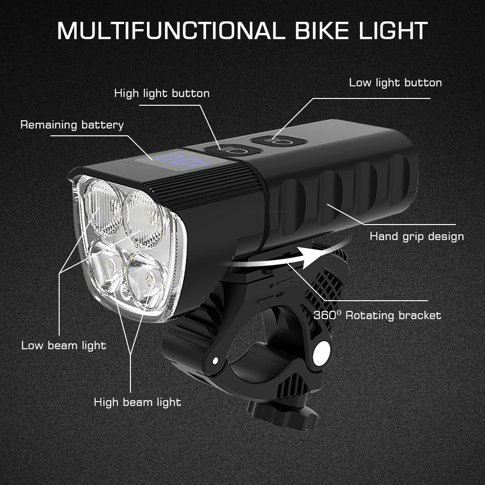 USB rechargeable bike front light BC-FL1665