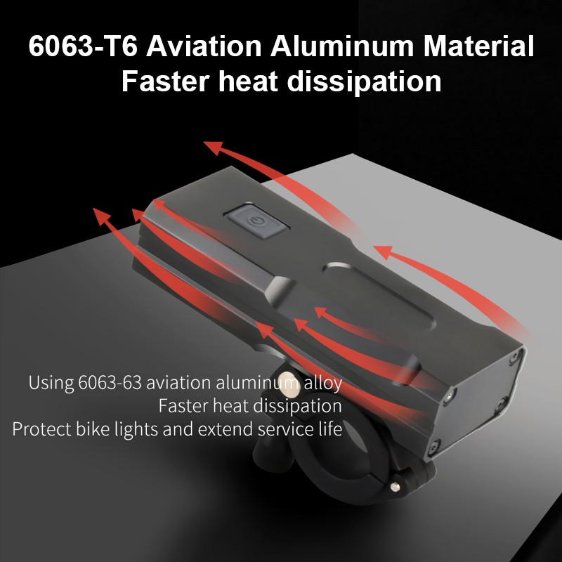 USB rechargeable bike front light BC-FL1682